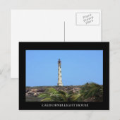 vuurtoren van california briefkaart (Voorkant / Achterkant)