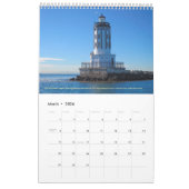 Vuurtoren van Californië Kalender (Mar 2026)