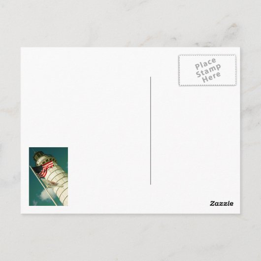 Vuurtoren van Cana Island, WI Briefkaart (Achterkant)