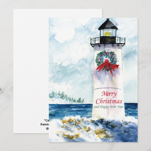 vuurtoren van Cape (Voorkant / Achterkant)