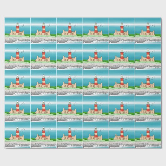 vuurtoren van Cape Agulhas Cadeaupapier (Vlak)