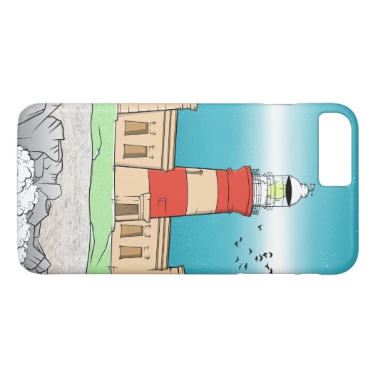 vuurtoren van Cape Agulhas Case-Mate iPhone Case (Achterkant (Horizontaal))