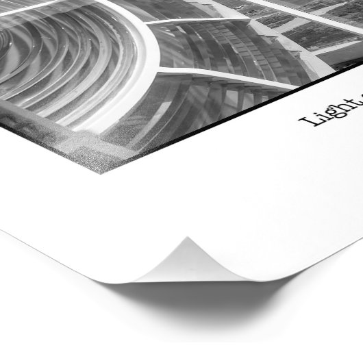 vuurtoren van Cape Agulhas Foto Afdruk (Hoek)