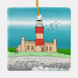 vuurtoren van Cape Agulhas Keramisch Ornament