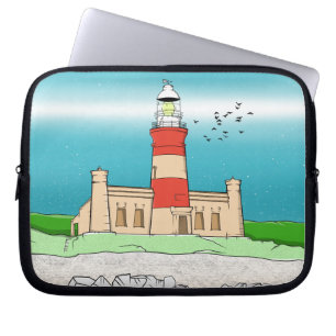 vuurtoren van Cape Agulhas Laptop Sleeve