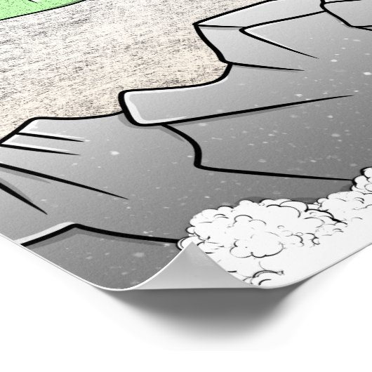 vuurtoren van Cape Agulhas Poster (Hoek)