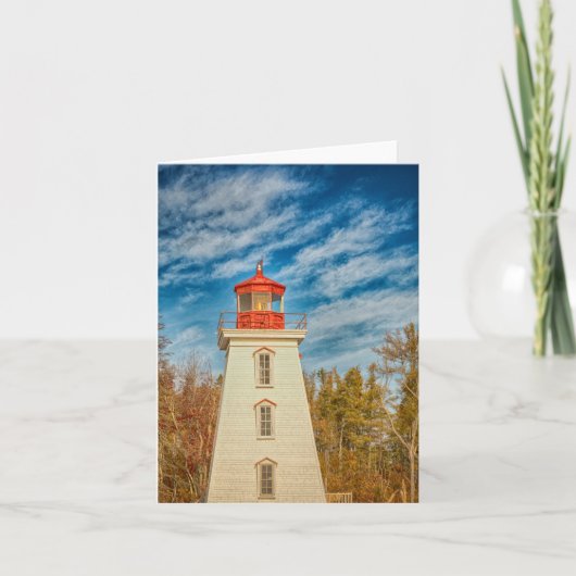 Vuurtoren van Cape Beer Kaart (Voorkant)