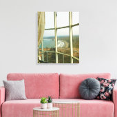 vuurtoren van Cape Blanco, kust van Oregon Canvas Afdruk (Insitu (Woonkamer))
