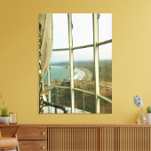 vuurtoren van Cape Blanco, kust van Oregon Canvas Afdruk (Insitu (Woonkamer))