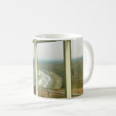 vuurtoren van Cape Blanco, kust van Oregon Koffiemok (Voorkant rechts)