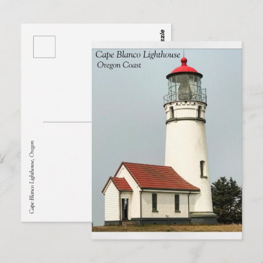 vuurtoren van Cape Blanco, OF Briefkaart (Voorkant / Achterkant)