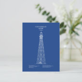 Vuurtoren van Cape Charles - Virginia - AD Briefkaart (Staand voorkant)