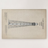 Vuurtoren van Cape Charles - Virginia - SBD Legpuzzel (Horizontaal)