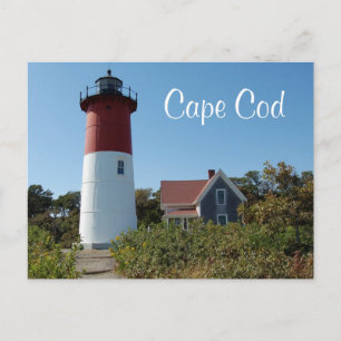 vuurtoren van Cape Cod Nauset, Briefkaart van Mass