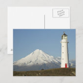 vuurtoren van Cape Egmont en Mt Taranaki / Mt Briefkaart (Voorkant / Achterkant)