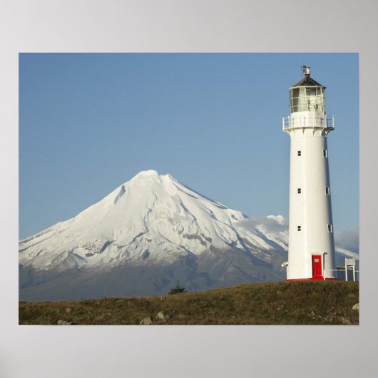 vuurtoren van Cape Egmont en Mt Taranaki / Mt Poster (Voorkant)