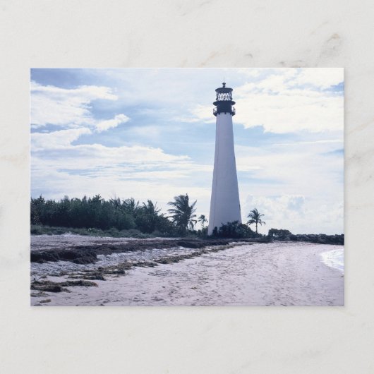 vuurtoren van Cape Florida Briefkaart (Voorkant)