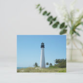 vuurtoren van Cape Florida Briefkaart (Staand voorkant)