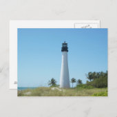vuurtoren van Cape Florida Briefkaart (Voorkant / Achterkant)