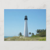 vuurtoren van Cape Florida Briefkaart (Voorkant)