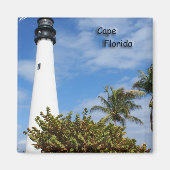 vuurtoren van Cape Florida Magneet (Voorkant)