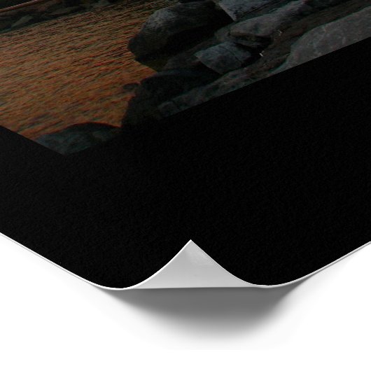 Vuurtoren van Cape Florida Poster (Hoek)