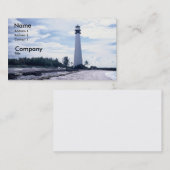 vuurtoren van Cape Florida Visitekaartje (Voorkant / Achterkant)