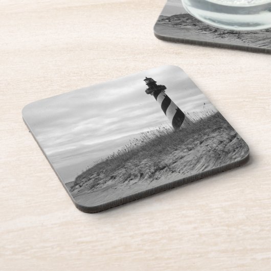 vuurtoren van Cape Hatteras Bier Onderzetter (Linkerzijde)