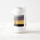 Vuurtoren van Cape Hatteras bij Sunset Stein Bierpul (Voorkant links)