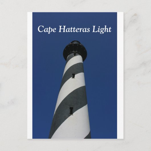 vuurtoren van Cape Hatteras Briefkaart (Voorkant)