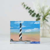 vuurtoren van Cape Hatteras Briefkaart (Staand voorkant)