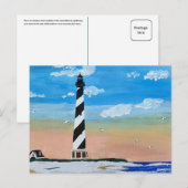 vuurtoren van Cape Hatteras Briefkaart (Voorkant / Achterkant)
