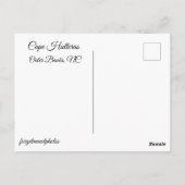 vuurtoren van Cape Hatteras Briefkaart (Achterkant)