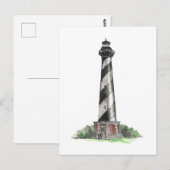 vuurtoren van Cape Hatteras Briefkaart (Voorkant / Achterkant)