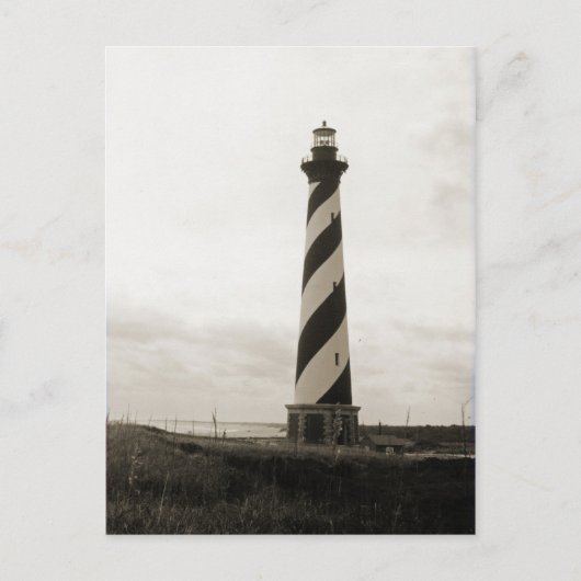 vuurtoren van Cape Hatteras Briefkaart (Voorkant)