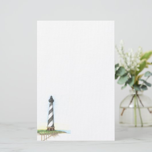 Vuurtoren van Cape Hatteras Briefpapier (Staand voorkant)