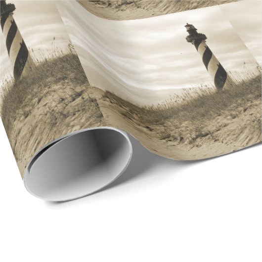 Vuurtoren van Cape Hatteras Cadeaupapier (Rol Hoek)