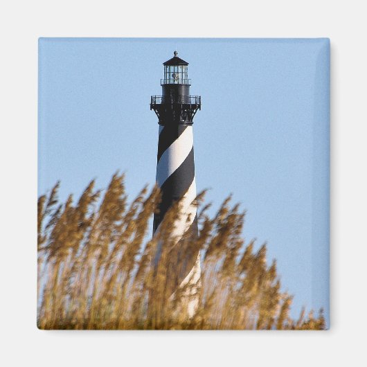 vuurtoren van Cape Hatteras - Dune Uitzicht Magneet (Voorkant)