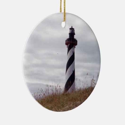 vuurtoren van Cape Hatteras Keramisch Ornament (Rechts)