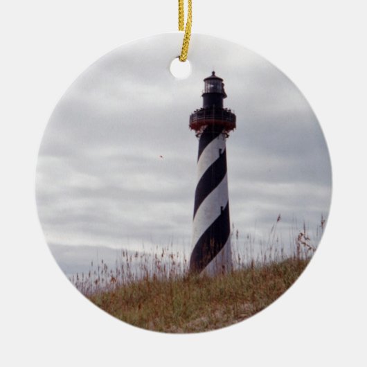vuurtoren van Cape Hatteras Keramisch Ornament (Voorkant)
