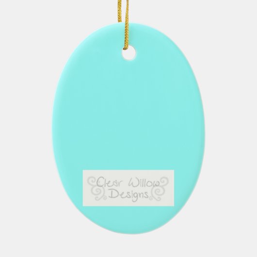 vuurtoren van Cape Hatteras Keramisch Ornament (Achterkant)