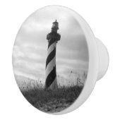 vuurtoren van Cape Hatteras Keramische Knop (Rechts)