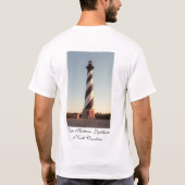 vuurtoren van Cape Hatteras, N.C. T-shirt (Achterkant)