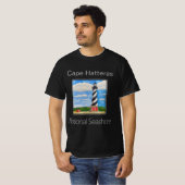 Vuurtoren van Cape Hatteras, National Seashore T-shirt (Voorkant volledig)