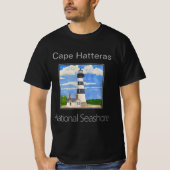 Vuurtoren van Cape Hatteras, National Seashore T-shirt (Voorkant)