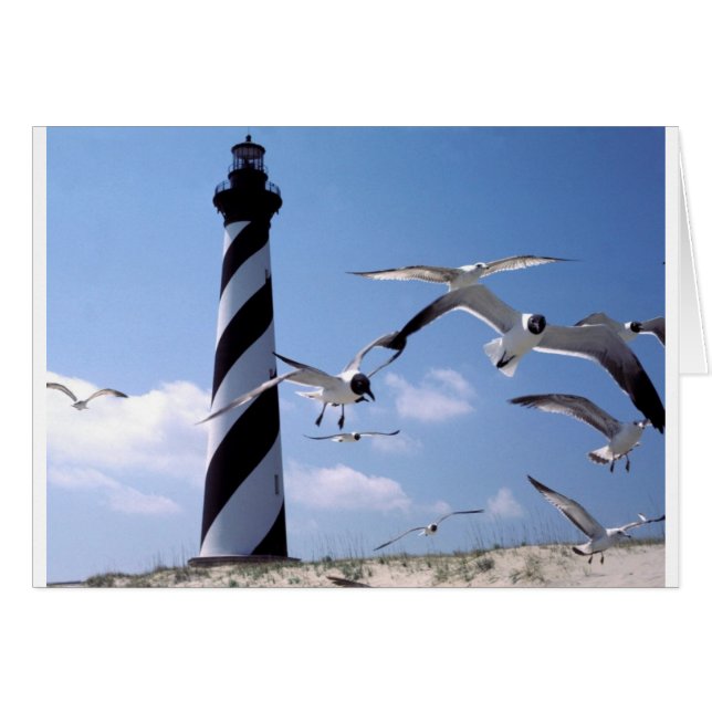 vuurtoren van Cape Hatteras North Carolina (Voorkant Horizontaal)