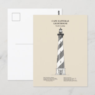 Vuurtoren van Cape Hatteras - North Carolina - SBD Briefkaart