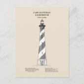 Vuurtoren van Cape Hatteras - North Carolina - SBD Briefkaart (Voorkant)