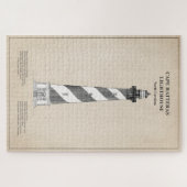 Vuurtoren van Cape Hatteras - North Carolina - SBD Legpuzzel (Horizontaal)