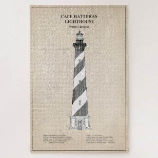 Vuurtoren van Cape Hatteras - North Carolina - SBD Legpuzzel